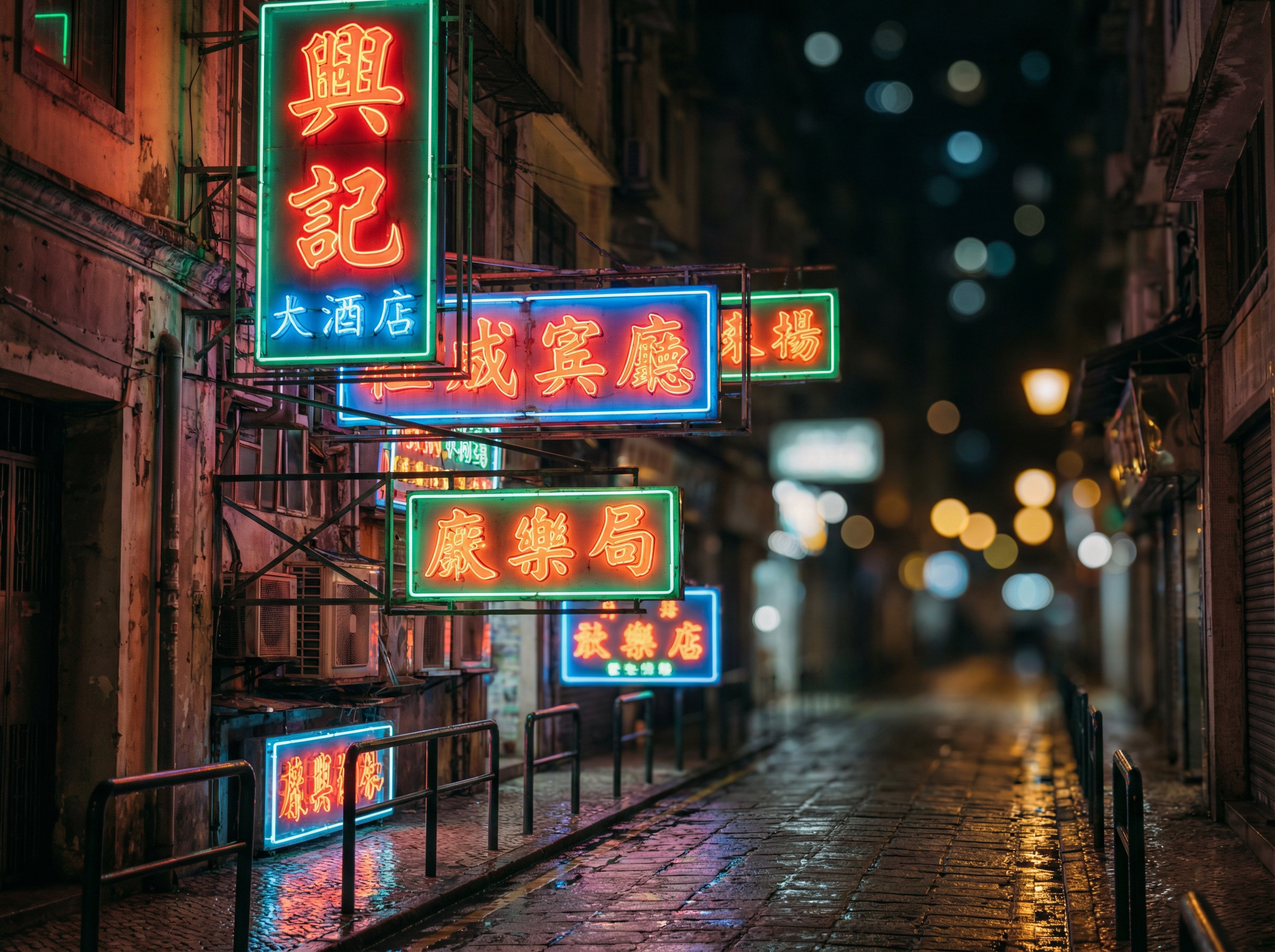 永利娱乐 - 霓虹灯招牌特写